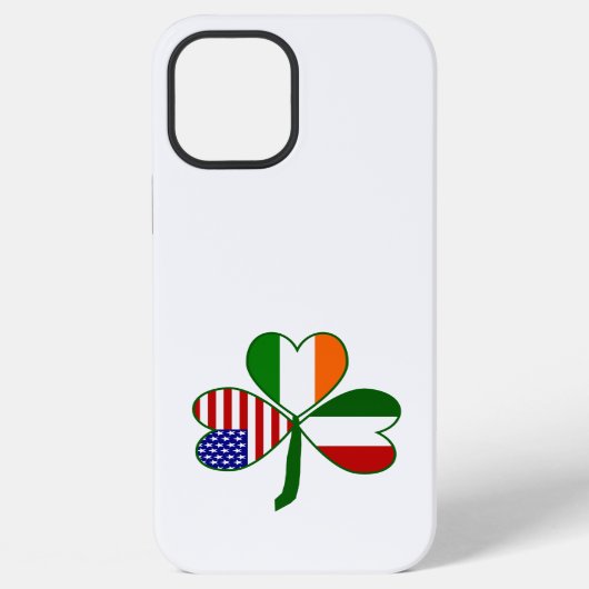 Coque iPhone 12 Pro Max Trèfle Italien (Verso)