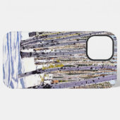 Coque iPhone 12 Pro Max Trembles dans la Forêt (Verso Horizontal)