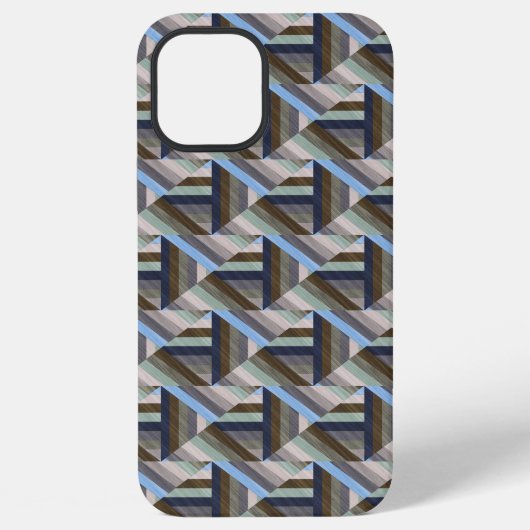 Coque iPhone 12 Pro Max Tuiles pliées (Verso)