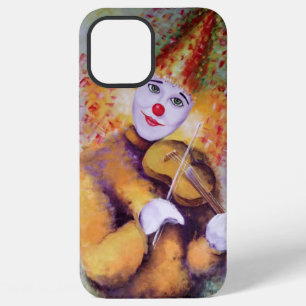 Coque iPhone 12 Pro Max Un clown mignon jouant du violon