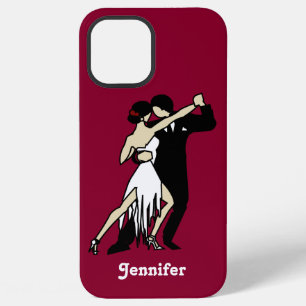 Coque iPhone 12 Pro Max Un couple rétro dansant le tango