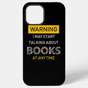 Coque iPhone 12 Pro Max vermine des livres avertissement drôle livresque l