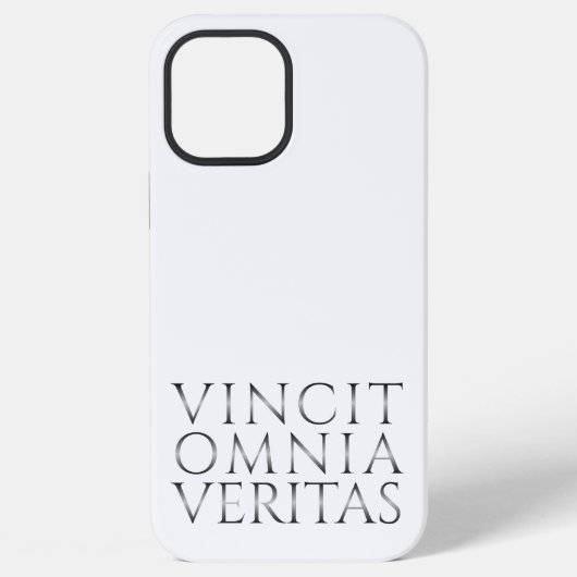 COQUE iPhone 12 PRO MAX VINCIT OMNIA VERITAS (Verso)