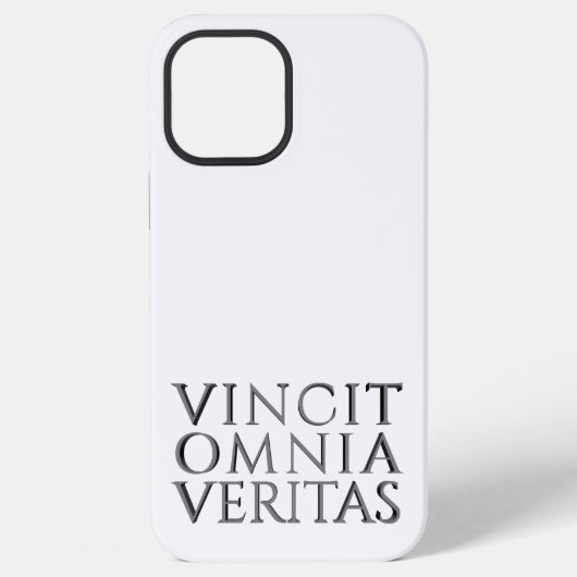 Coque iPhone 12 Pro Max VINCIT OMNIA VERITAS Étui iPhone Case-Mate (Verso)