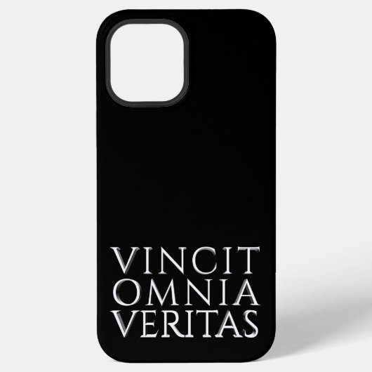 Coque iPhone 12 Pro Max VINCIT OMNIA VERITAS Étui iPhone Case-Mate (Verso)