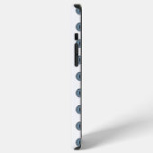 Coque iPhone 12 Pro Max Yeux à points bleu d'Halloween (Côté gauche)