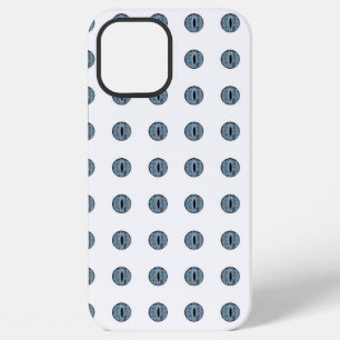 Coque iPhone 12 Pro Max Yeux à pois bleus Halloween