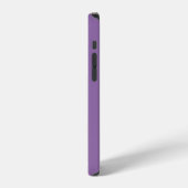 Coque iPhone 12 Pro Moderne Monogramme Violet (Côté gauche)
