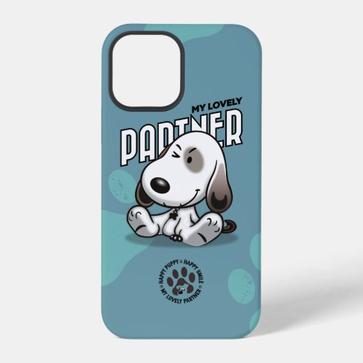 Coque iPhone 12 Pro Mon adorable partenaire | (Verso)