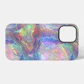 Coque iPhone 12 Pro Monogramme d'opale (Verso Horizontal)