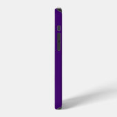 Coque iPhone 12 Pro Monogramme Moderne Violet (Côté gauche)