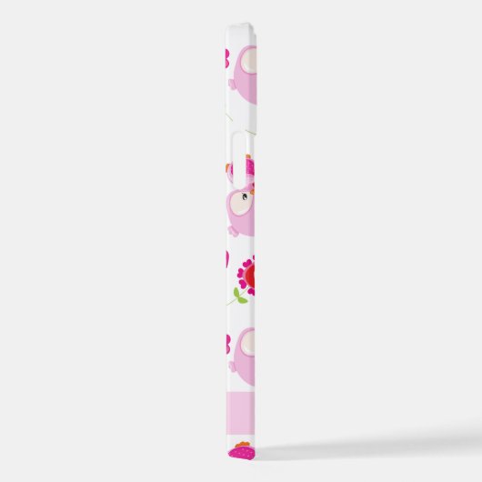 Coque iPhone 12 Pro Motif De Chouettes, Chouettes Mignonnes, Chouettes (Côté droit)