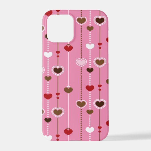 Coque iPhone 12 Pro Motif de coeur 27 (Verso)