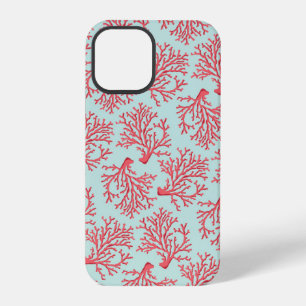 Coque iPhone 12 Pro Motif de corail élégant