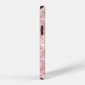 Coque iPhone 12 Pro Motif de fleurs Sakura rose (Côté droit)