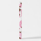 Coque iPhone 12 Pro Motif De Ladybugs, Ladybugs Rose, Votre Nom (Côté gauche)