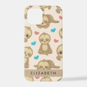 Coque iPhone 12 Pro Motif De Parfums, Mignons Parfums, Coeurs, Votre N (Verso)