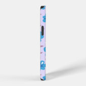 Coque iPhone 12 Pro Motif des fleurs bleues douces (Côté droit)