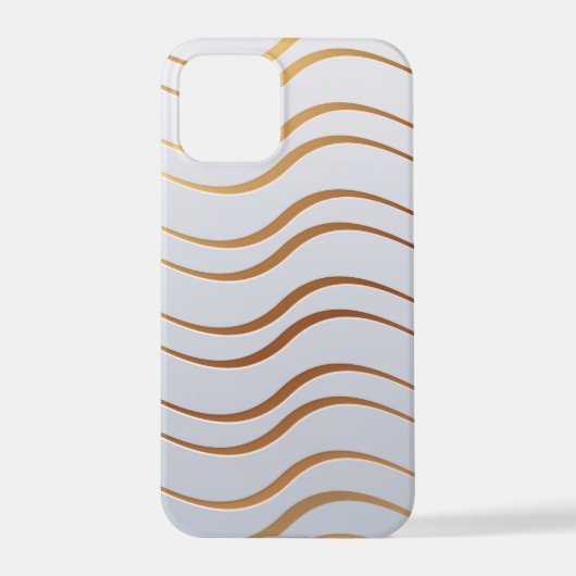 Coque iPhone 12 Pro Motif d'or 3 (Verso)