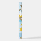 Coque iPhone 12 Pro Motif D'Ours, Nounours, Étoiles, Votre Nom (Côté droit)