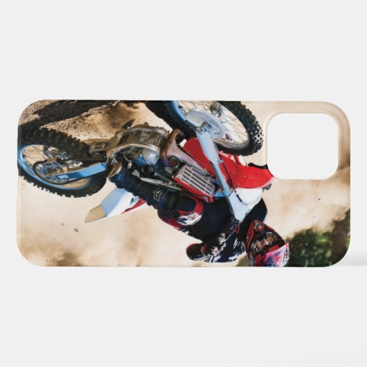 Coque iPhone 12 Pro Motocross (Verso Horizontal)