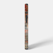 Coque iPhone 12 Pro Mur de briques Grunge (Côté gauche)