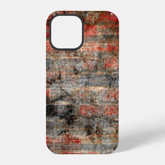 Coque iPhone 12 Pro Mur de briques Grunge (Verso)