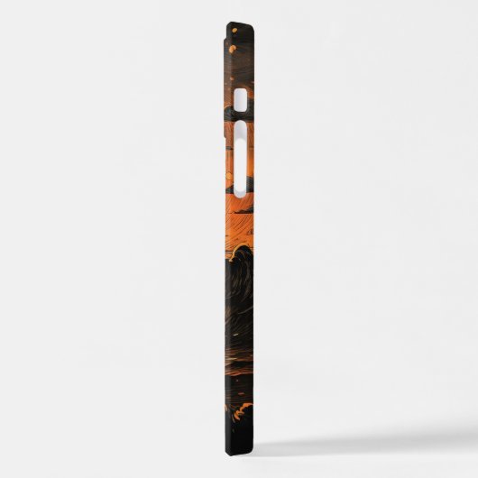 Coque iPhone 12 Pro Navire naviguant la nuit (Côté gauche)