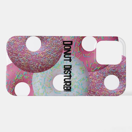 Coque iPhone 12 Pro Ne dérange pas ! (Verso Horizontal)