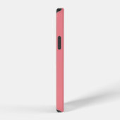 Coque iPhone 12 Pro Nom Monogramme Chic Rose Corail (Côté droit)