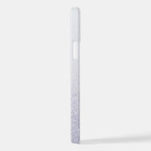 Coque iPhone 12 Pro Nom monogrammé pailleté élégant (Côté droit)