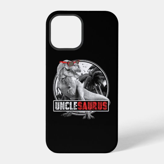 Coque iPhone 12 Pro Oncleasaurus Dinosaure Oncle Saurus (Verso)