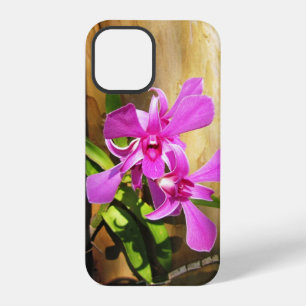 Coque iPhone 12 Pro Orhidee dans l'arbre de myrte en crêpe - Étui pour