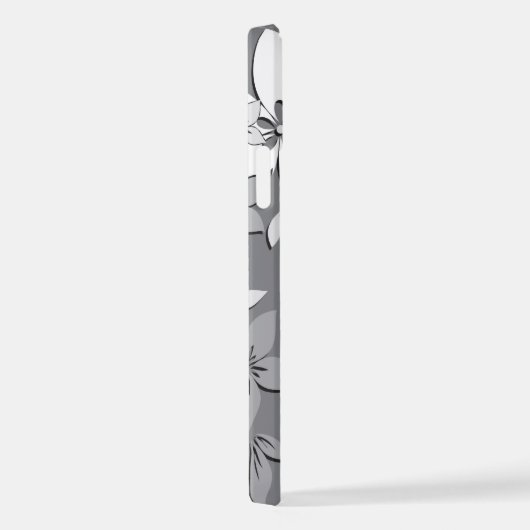 Coque iPhone 12 Pro Papier mural à fleurs 2 (Côté droit)