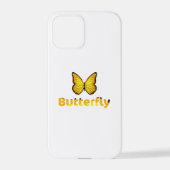 Coque iPhone 12 Pro Papillon (Verso)