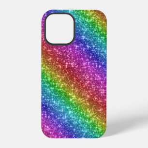 Coque iPhone 12 Pro Parties scintillant arc-en-ciel