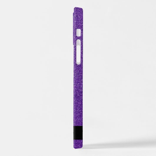 Coque iPhone 12 Pro Parties scintillant violette, Arrière - plan Parti (Côté gauche)