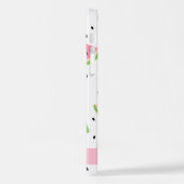 Coque iPhone 12 Pro Pastèque Rose, Pâtes De Pâques, Votre Nom (Côté gauche)