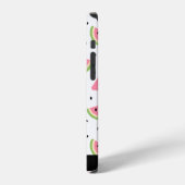 Coque iPhone 12 Pro Pastèque Rose, Pâtes De Pâques, Votre Nom (Côté gauche)