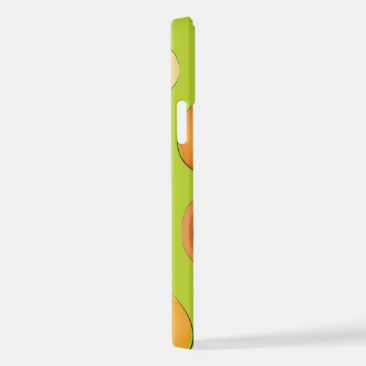 Coque iPhone 12 Pro Peach Pattern 4 (Côté droit)