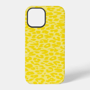 Coque iPhone 12 Pro Peau Imprimée Léopard Jaune