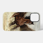Coque iPhone 12 Pro Pégase ailé (Verso Horizontal)