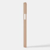 Coque iPhone 12 Pro Petit ours Brown mignon avec nom personnalisé (Côté droit)