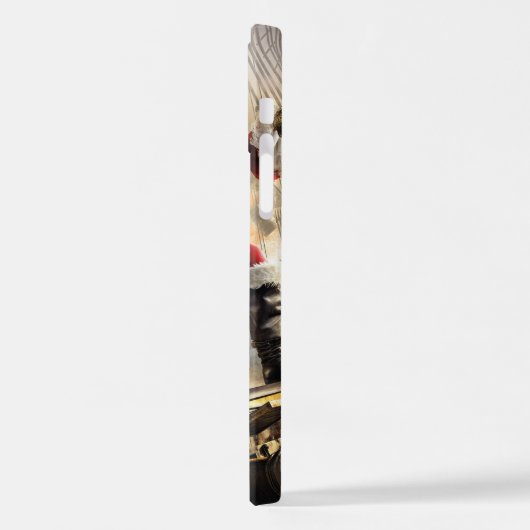 Coque iPhone 12 Pro Pirate Père Noël (Côté gauche)