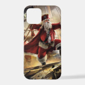Coque iPhone 12 Pro Pirate Père Noël (Verso)