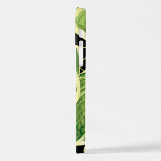 Coque iPhone 12 Pro Plante de ficus 3 (Côté gauche)