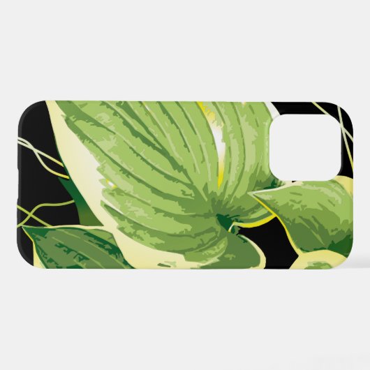 Coque iPhone 12 Pro Plante de ficus 3 (Verso Horizontal)