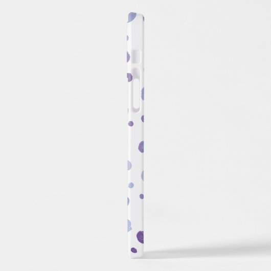 Coque iPhone 12 Pro pois peint à la main (Côté gauche)