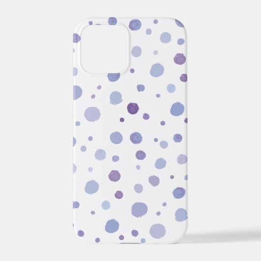 Coque iPhone 12 Pro pois peints à la main (Verso)