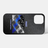 Coque iPhone 12 Pro Police (Verso Horizontal)